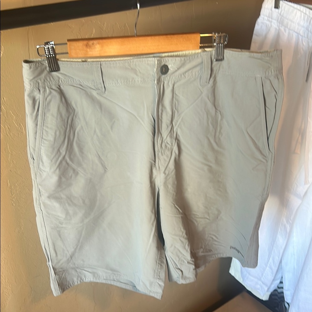 Men's Light Gray Patagonia wavefarer stretch Shorts